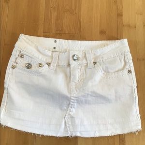 LA Idol Jean Skirt Size S